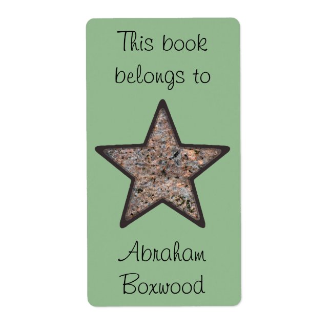 Detta Bok-Tillhör till det anpassade namnet Sten S Fraktsedel (Framsidan)