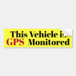 Detta fordon är den GPS övervakade klistermärken