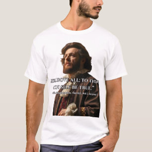 Detta framför allt: förbli sann mot dig själv t shirt