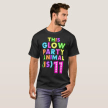 Detta glödpartydjur är 11 födelsedag den roliga