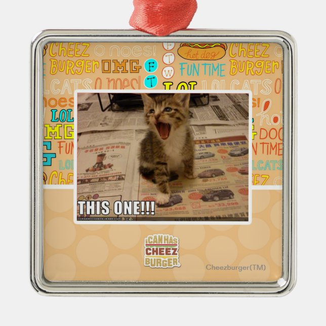 Detta! Julgransprydnad Metall (Framsidan)