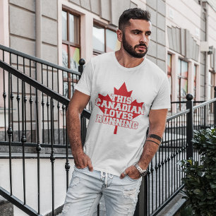 Detta kanadensiska Kärlek Running T-Shirt