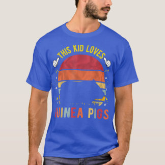 Detta Kid Kärlek Guinea Grisar Boys och Girls Guin T Shirt
