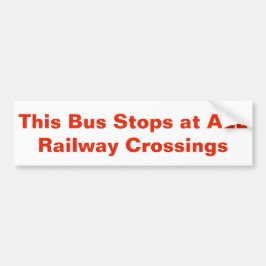 Detta klistermärke för hållplatsar alls järnväg
