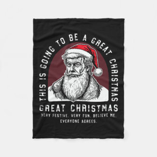 Detta kommer att bli en Underbar julklapp Fleecefilt