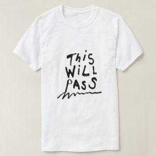 Detta Kommer Att Försvinna – Tröstande Typografi T Shirt