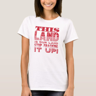 "Detta land.." Utskrift av fet Flagga T Shirt