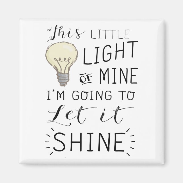 detta lilla ljus från min sång magnet (Framsidan)