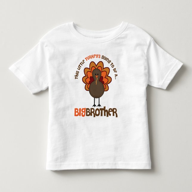 Detta lilla Turkiet kommer att bli en storebror Tee Shirt (Framsida)