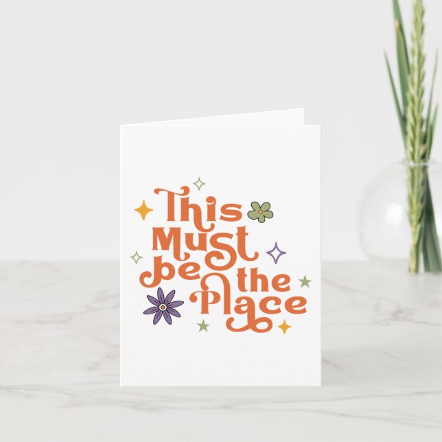 Detta måste vara Ställe Kort (Framsida)