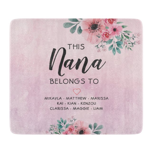 Detta Nana-Tillhör till vattenfärgen Rosa Blommigt (Framsidan)