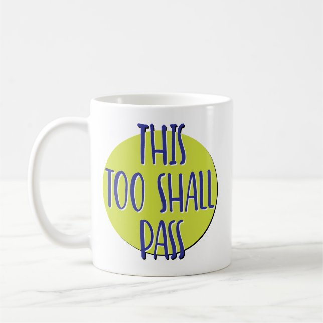 Detta Också Skall Förgå Återhämtningsmugg för Klic Kaffemugg (Vänster)