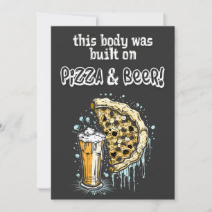 Detta organ byggdes på Pizza och Beer Roligt Memin Inbjudningar