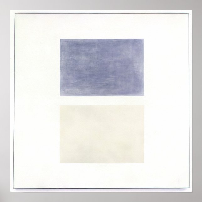 detta regn 1960 - Agnes Martin Poster (Framsidan)