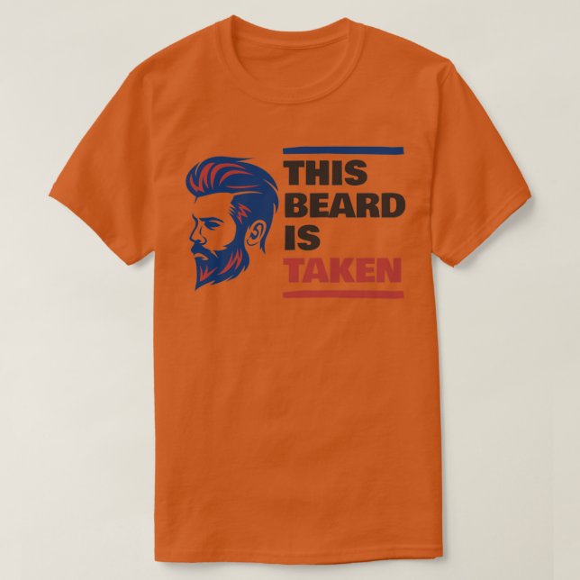 detta skägg tas 4 t shirt (Design framsida)