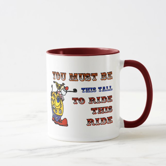 Detta som är högväxt att rida mugg (Höger)