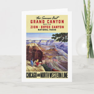Detta sommarbesökgrand Canyon Kort
