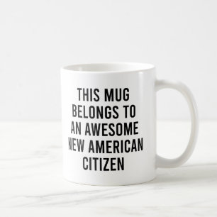 Detta Tillhör i Mugg till en ny amerikansk medborg