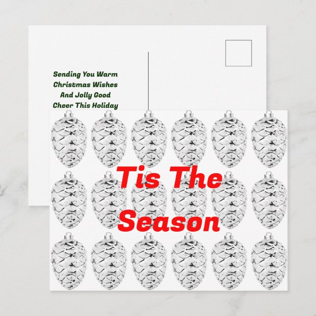 Detta vykort för säsongssäsong (Fram/baksida)