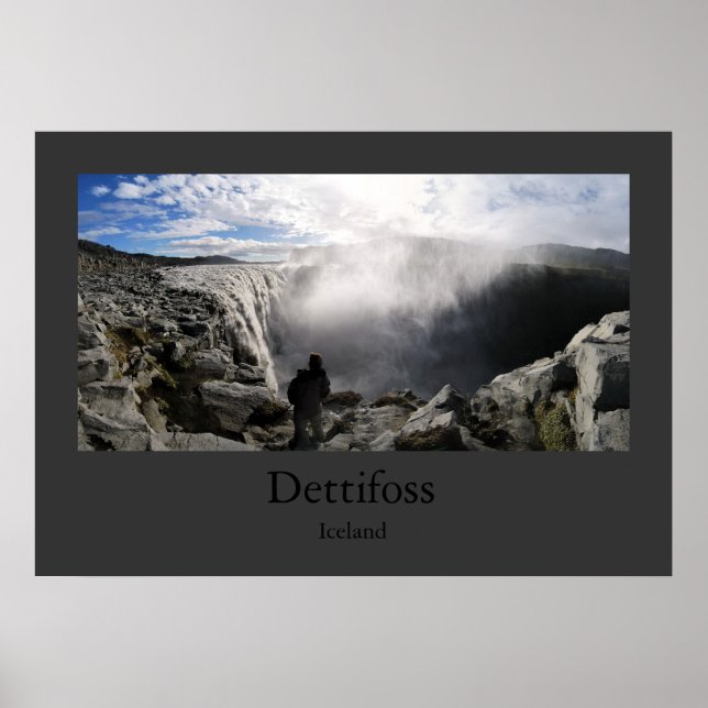 Dettifoss (Island) Poster (Framsidan)
