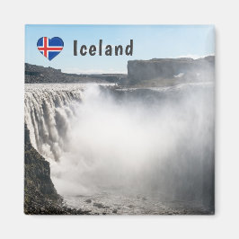 Dettifoss vattenfall i Vatnajokull NP - Island Magnet