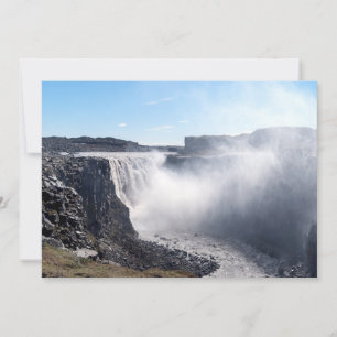 Dettifoss Waterfall i Vatnajokull NP - Island Inbjudningar