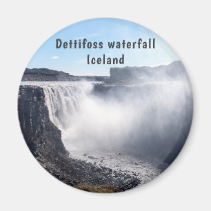 Dettifoss Waterfall i Vatnajokull NP - Island Magnet