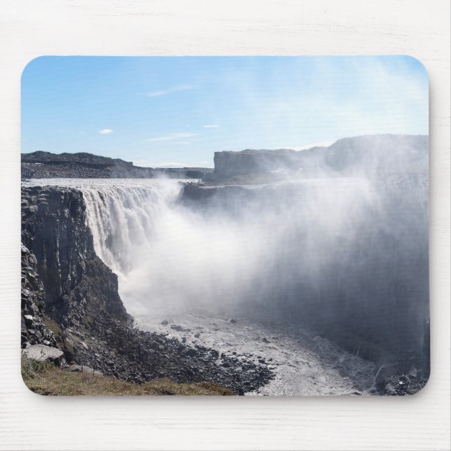 Dettifoss Waterfall i Vatnajokull NP - Island Musmatta (Framsidan)