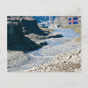 Dettifoss Waterfall i Vatnajokull NP - Island Vykort