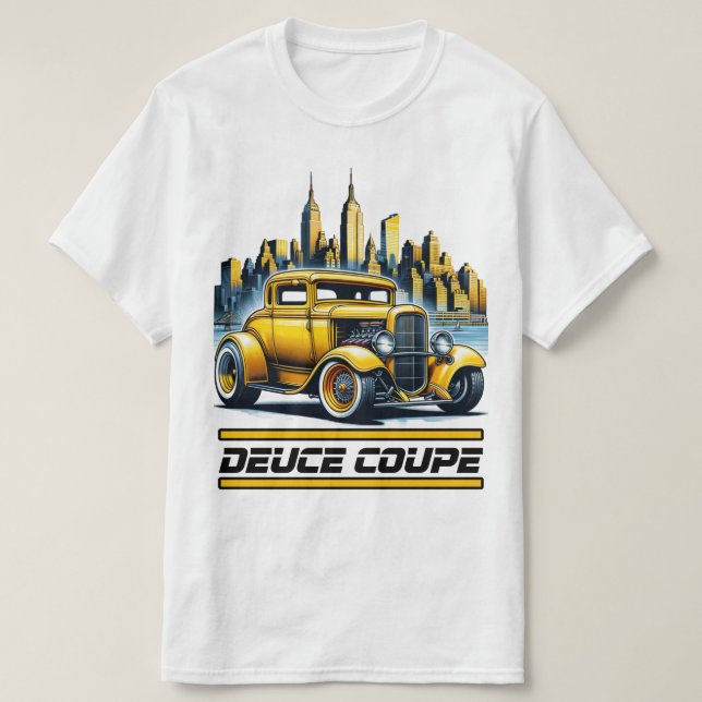 Deuce Coupe Stadsscen T Shirt (Design framsida)