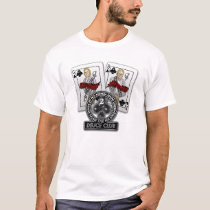 Deuceklubben parar av kort tee shirt