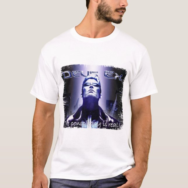 Deus Ex-videospel T Shirt (Framsida)