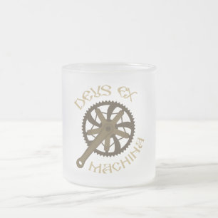 Deus före dettamachina frostad glasmugg