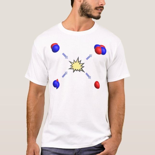 Deuterium-Tritium fusion T-shirt (Framsida)