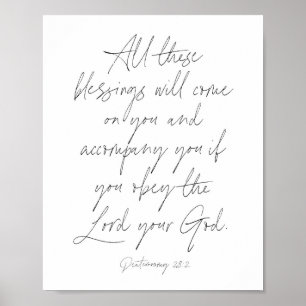 Deuteronomi 28:2 poster