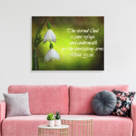 Deuteronomi 33:26 Einternal Refuge inspirational Canvastryck