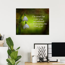 Deuteronomi 33:26 Einternal Refuge inspirational Poster