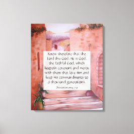 Deuteronomi 7:9 canvastryck