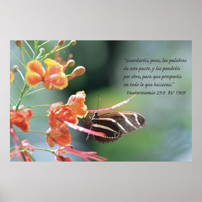 Deuteronomio 29:9 Kartell Poster (Framsidan)