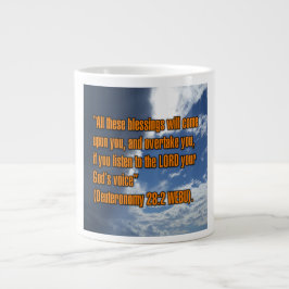 Deuteronomy 28:2 WEBU Mugg Jumbo Mugg