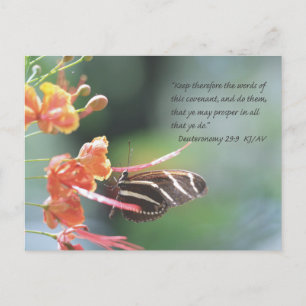 Deuteronomy 29:9 Scripture Postcard Vykort