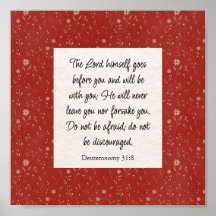 Deuteronomy 31:8 Bibelvers Bild