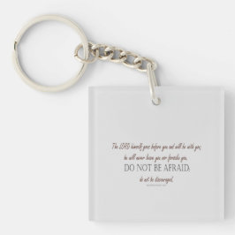 Deuteronomy 31 Do Not Be Afraid, Floral Borders