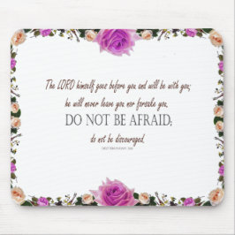 Deuteronomy 31, ska inte vara rädd. musmatta