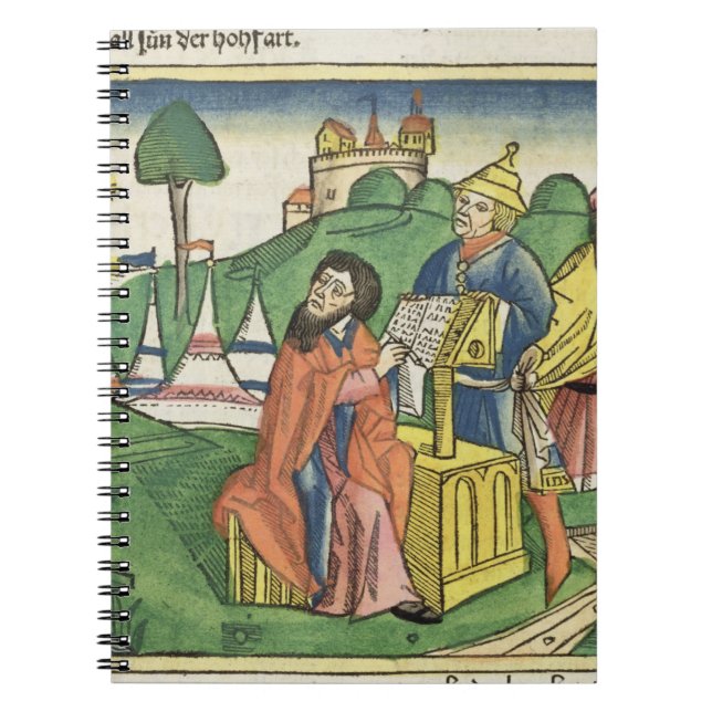 Deuteronomy: Frontispiece som guden gör i let Anteckningsbok (Framsidan)