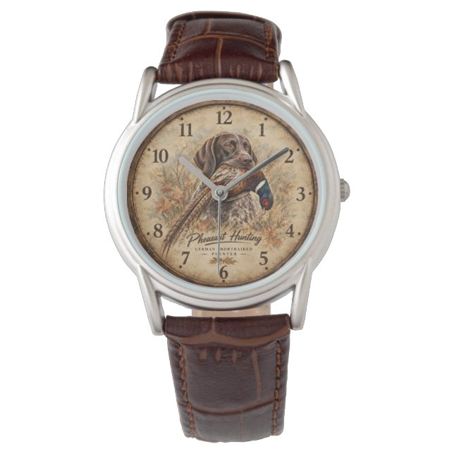 Deutsch Drahthaar  Armbandsur (Framsida)
