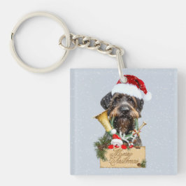 Deutsch Drahthaar, God jul! Nätknapp