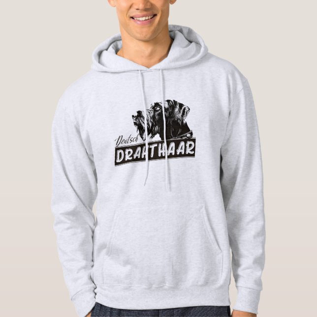 Deutsch Drahthaar Hoodie (Framsida)