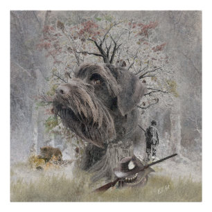 Deutsch Drahthaar Photo Print Fototryck