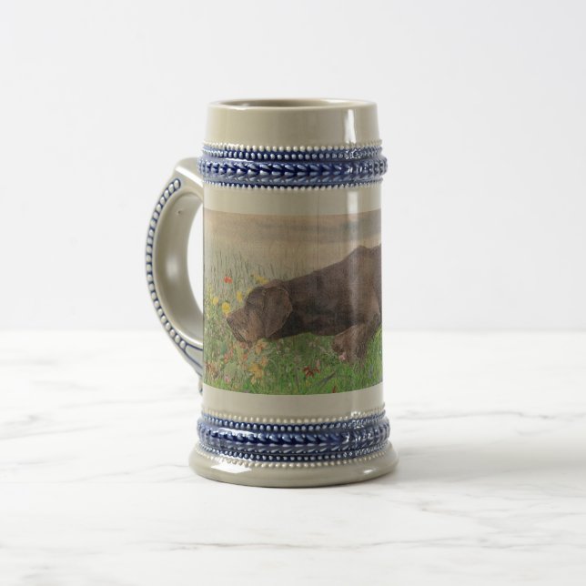 Deutsch Drahthaar Sejdel (Framsida vänster)